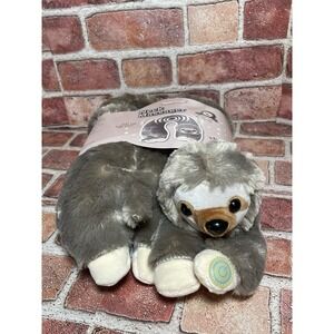 Plush Sloth Vibrating Neck Massager Pillow Wrap Soft Portable Muscle Relax Gift